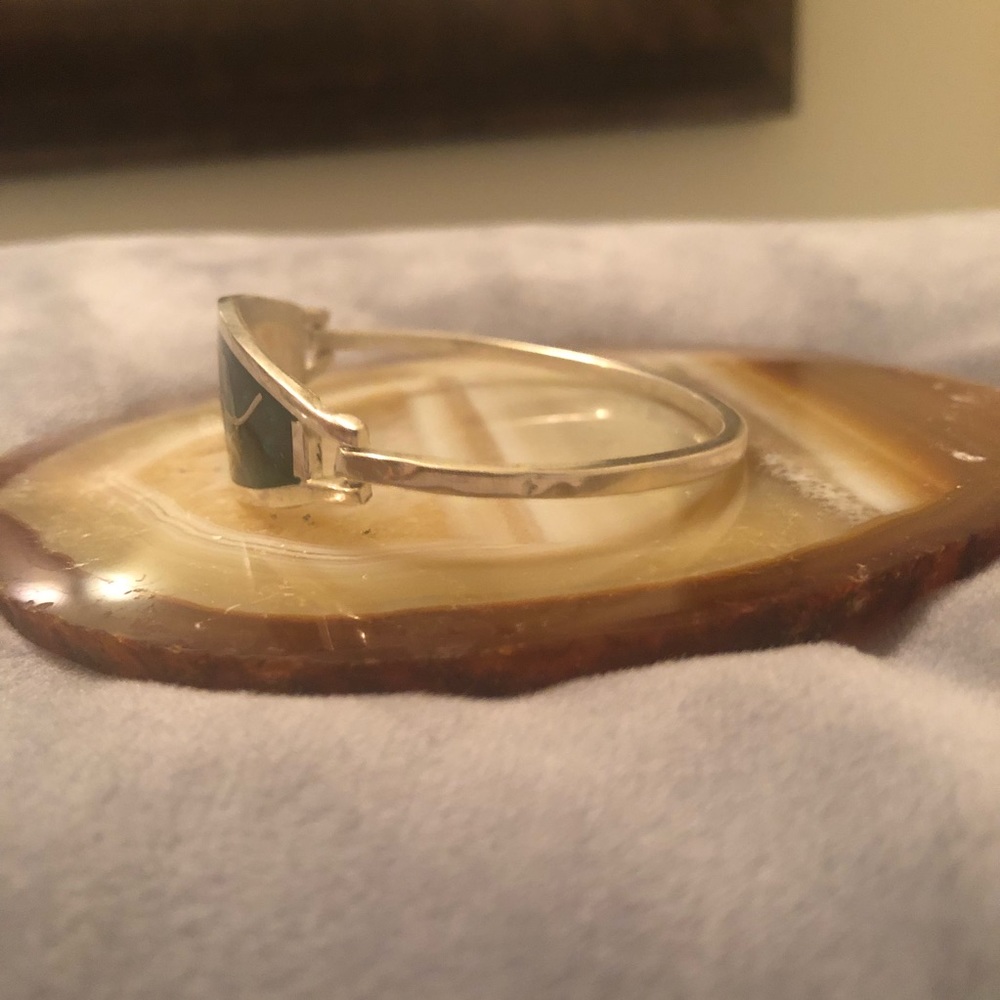 Alpaca silver bracelet (Mexico) - Picture 6 of 7